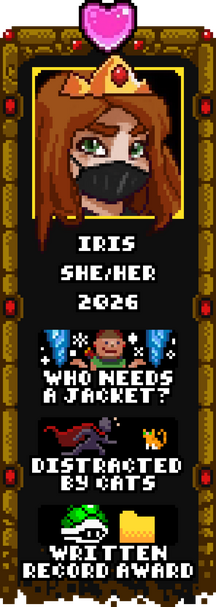 Iris (she/her) 2026 Iris (she/her) 2026