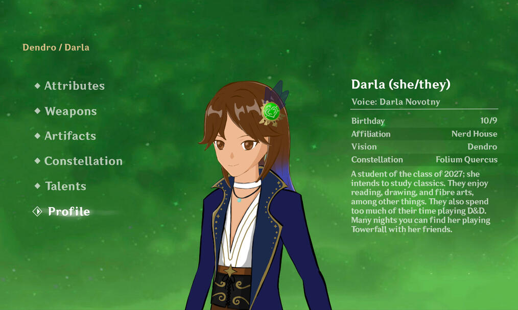 Darla (she/they) 2027